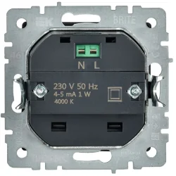 Подсветка светодиодная BRITE встраив. ПЛ20-БрС механизм сталь IEK BR-FL20-K46