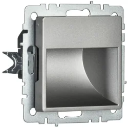 Подсветка светодиодная BRITE встраив. ПЛ20-БрС механизм сталь IEK BR-FL20-K46