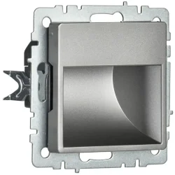 Подсветка светодиодная BRITE встраив. ПЛ20-БрС механизм сталь IEK BR-FL20-K46