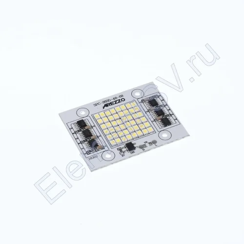 Светодиодная матрица COB 220V, 50W, D302, white - фото.