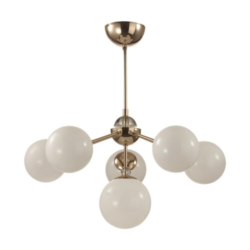 Люстра на штанге «LUMION» 6536/6C, серия: MARSHA (крепление на планке). Фото 1.