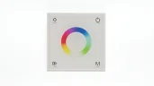 Сенсорная панель T3 White IC45 (12-24V, 3x4A, 3x(48-96), RGB, RF 2.4GHz) - фото I