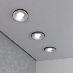 Встраиваемый точечный светильник 118 MR16 серебро/черный (053349)