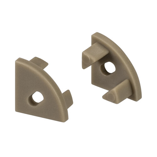 Заглушка SL-KANT-H11 OLIVE GREY c отверстием (Arlight, Пластик) - фото 1