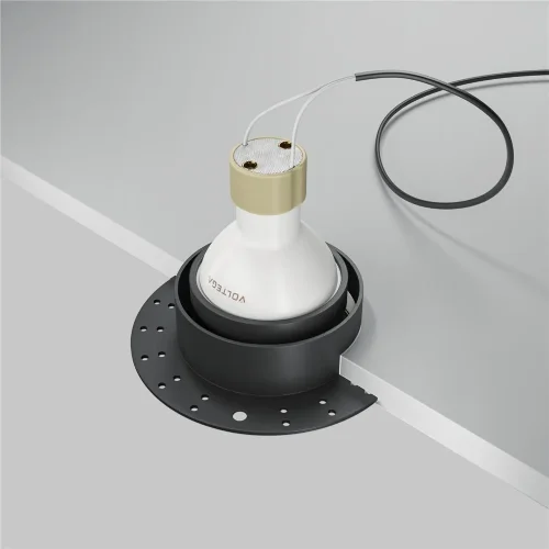 Встраиваемый светильник Share GU10 10Вт IP 54 (Черный) - фото 6