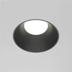 Встраиваемый светильник Пай / Share 1*GU10 10 Вт IP 54 (Черный) DL126-GU10-TRS-B