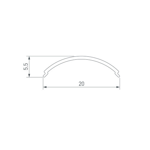 Экран SL-KANT-H15-3000 OPAL-S (Arlight, Пластик) - фото 2