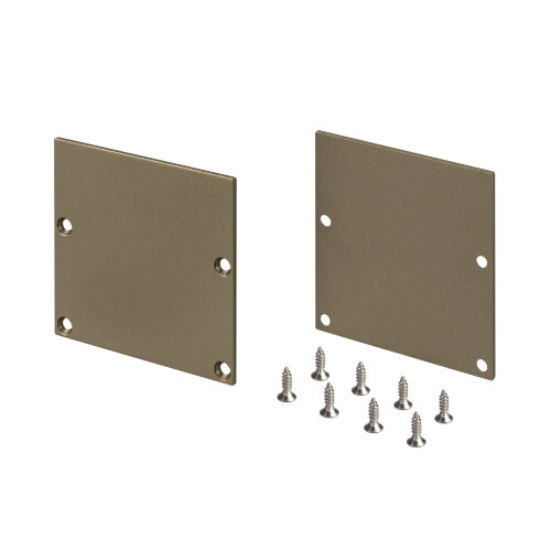 Заглушка SL-LINE-5050-LW OLIVE GREY глухая (Arlight, Металл) - фото 1