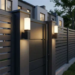 Уличный настенный светильник со светодиодами 1534 TECHNO LED 3000K чёрный 1534 TECHNO LED (072067)
