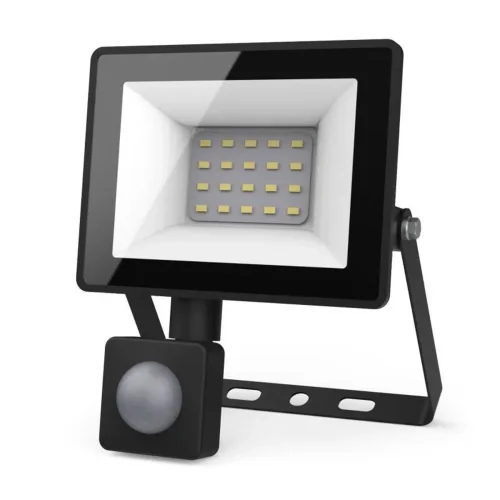 Прожектор светодиодный Elementary 20Вт 6500К IP65 1900лм 175-265В ДО с датчиком движения черн. GAUSS 628511320 - фото 6