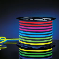 Светодиодный гибкий неон 220 В 12 Вт/м 80 Led/м 5050 IP67, односторонний RGB, 50 м Гибкий неон 220V 12W 80Led 5050 IP67 односторонний RGB, 50 м (045405)