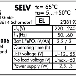 VS EMCc BASIC 180.007 3W 3ч 12–55V 150x31x22 (ББП для аккум. 183204,183205) - блок аварийного питания Vossloh-Schwabe