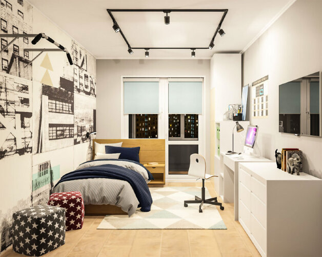 DK6401-BK Трековый светильник IP 20, 5 Вт, LED 3000, черный, алюминий. Фото 8