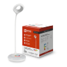Светильник настольный светодиодный аккумуляторный ССО 11Б 8Вт 6500К 640Лм RGB-подсветка, сенсор-диммер, USB-кабель БЕЛЫЙ IN HOME - Фото 2