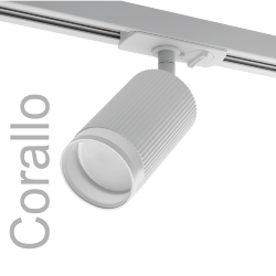 Трековый светильник WOLTA WTL-GU10/05W под лампу GU10 Белый CORALLO