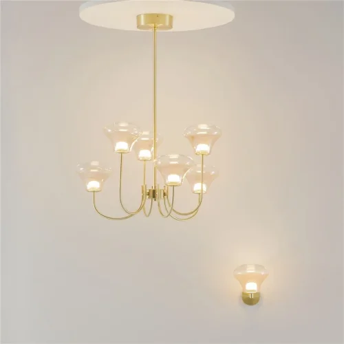 Подвесной светильник Dynasty 3000K 30Вт (Латунь) - фото 10