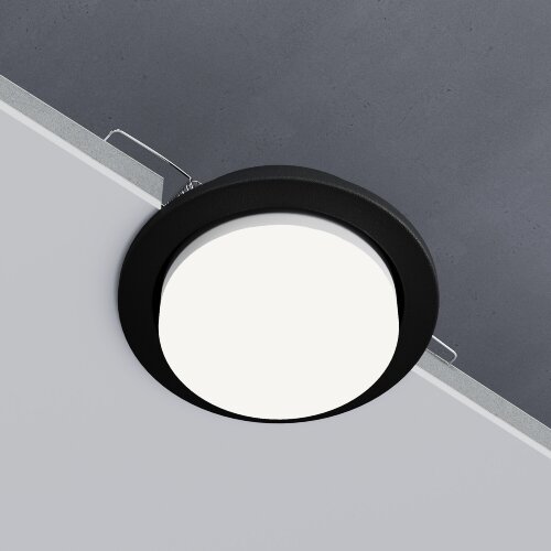 Светильник встраиваемый Circu GX53 черный - фото 1