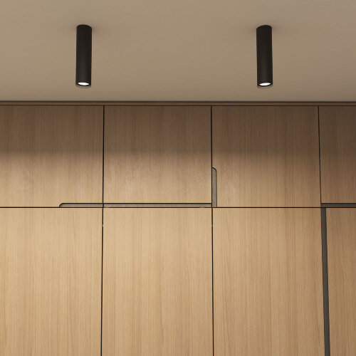 DK2052-BK Накладной светильник, IP 20, 15 Вт, GU10, черный, алюминий. Фото 6