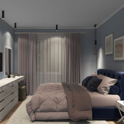 Накладной светильник, IP 20, 15 Вт, GU10, черный, алюминий, Denkirs DK2052-BK