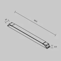 Источник напряжения 24В Dali DT8 60Вт IP 20 (Белый)