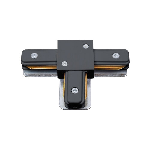 UBX-Q122 G31 BLACK 1 POLYBAG Соединитель для шинопроводов типа G, Т-образный Однофазный, Черный. - фото 1