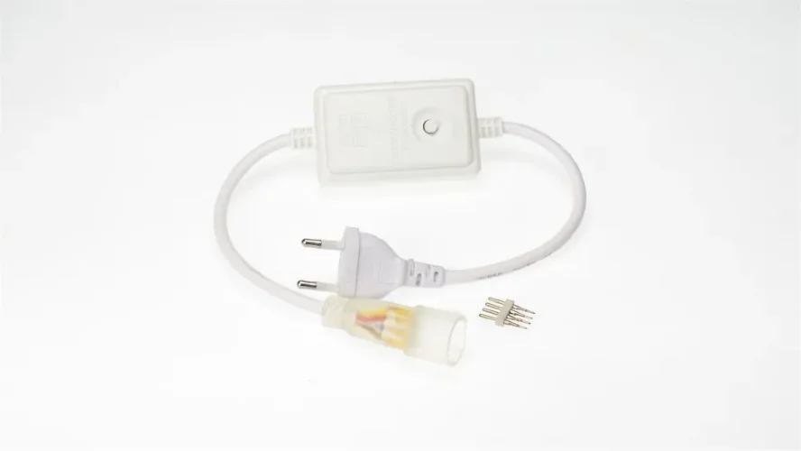 Сетевой шнур для подключения Led Neon RGB 14mm 8A - фото I