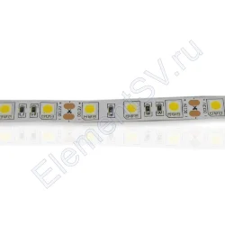 Светодиодная лента LUX class , 5050, 60 led/m, Warm White,12V, IP20