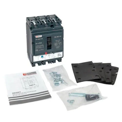 Выключатель автоматический 3п 100/20А 36кА ВА-99C Compact NS PROxima EKF mccb99C-100-20 - фото 2