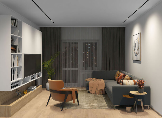 DK8002-BK Линейный светильник SMARTLENS 18W DIM 3000K-6000K черный. Фото 5