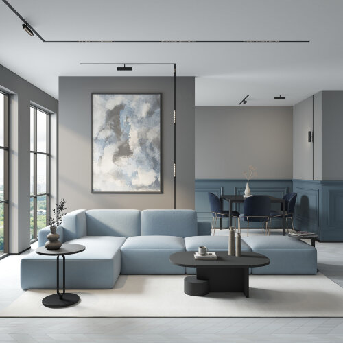 DK8002-BK Линейный светильник SMARTLENS 18W DIM 3000K-6000K черный. Фото 4