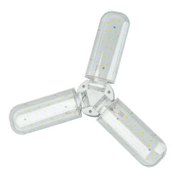 LED-P65-24W-SPFS-E27-CL-P3 PLP32WH Лампа светодиодная для растений, Форма P лепестковая, прозрачная, Спектр для фотосинтеза с высокой цветопередачей