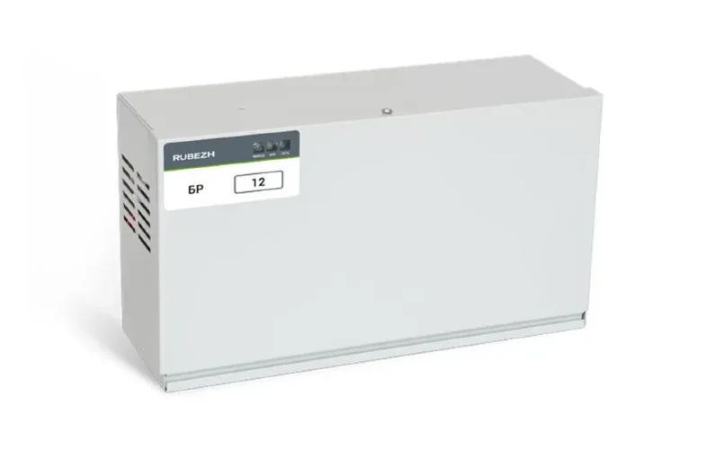 Бокс резервного электропитания БР 12 2х12 без АКБ под АКБ 2х12А.ч 12В бел. Рубеж Rbz-045567 - фото
