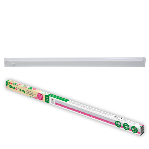 ULI-P56-18W-SPBR IP20 WHITE Светильник для растений светодиодный линейный, 573мм, выкл, на корпусе, Пластик, Спектр для рассады и досвечивания в период роста, TM ФитоЛето - фото 8