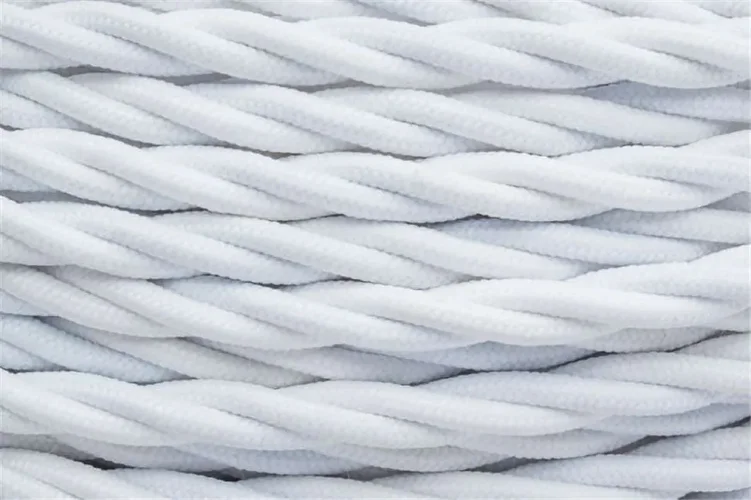 Провод ретро 2х1.5 матов. бел. (уп.50м) Bironi B1-424-71-50 - фото