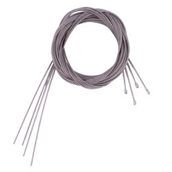 UFL-H05 SILVER 4x250 POLYBAG Комплект тросиков с ограничителями для подвесного монтажа, 4шт, по 250см, диаметр 1.5мм, Цвет серебристый