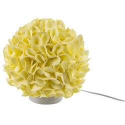 ULW-R07 T-3000K-150C-A Гортензия Белый-Лимонад Светильник светодиодный со сменной лампойв-к, E27, теплый белый свет 3000K, Плафон D150мм, прозрачный, Белое основание, TM Uniel