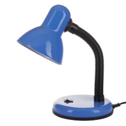 TLI-204 Светильник настольный, Цоколь E27, Цвет голубой.