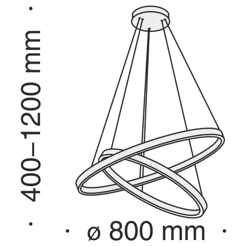 Подвесной светильник Рим / Rim 4000К 88Вт (Латунь) MOD058PL-L74BS4K - фото 7