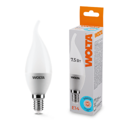 Светодиодная лампа WOLTA 25WCD7.5E14 7.5Вт 6500K E14