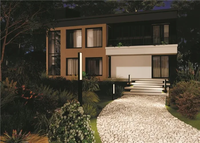 Ландшафтный светильник Blitz 3000К 20Вт IP 65 (Графит) - фото 3