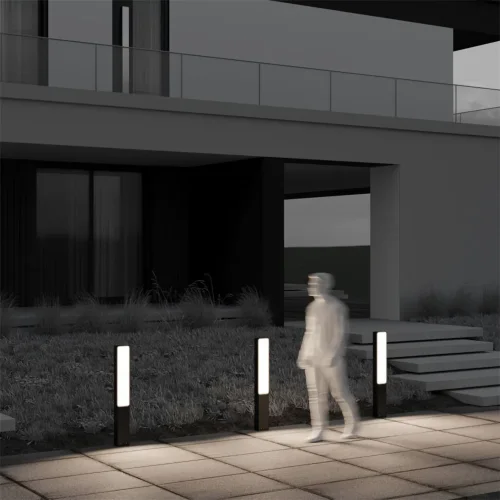 Ландшафтный светильник Blitz 3000К 20Вт IP 65 (Графит) - фото 7