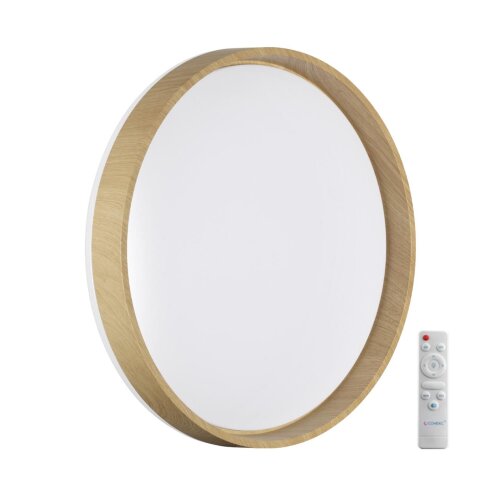 Настенно-потолочный светильник «СОНЕКС» 7684/EL, дизайн: Минимализм, серия: GARI WOOD (накладной). Фото 1.