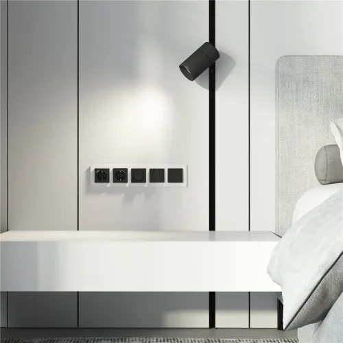 Рамка из стекла на 5 постов Senso белый soft-touch W0053101 - фото 3