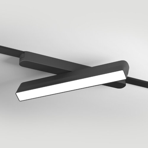 DK5333-BK Светильник для трека Air, серия Linear 4000 со светодиодом, L230*W26*H60мм, 48V DC, 9W, RA?90, 120°, 4000K, IP20, черный, алюминий. Фото 2