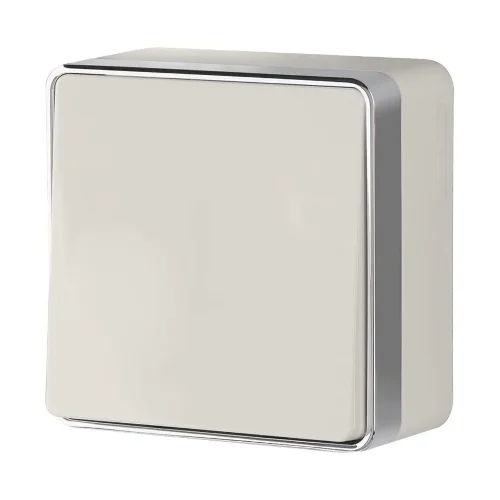 Выключатель одноклавишный проходной Gallant слоновая кость W5012003 - фото