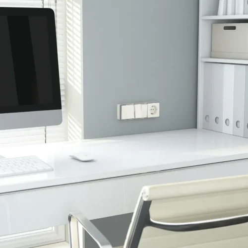 Выключатель одноклавишный проходной Gallant слоновая кость W5012003 - фото 2