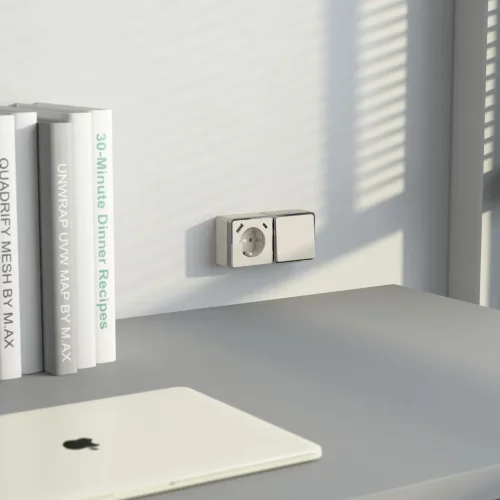 Выключатель одноклавишный проходной Gallant слоновая кость W5012003 - фото 3