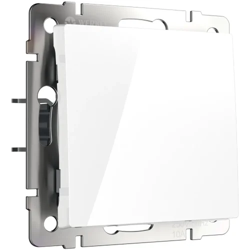 Перекрестный выключатель одноклавишный (белый) W1113001 - фото