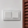 Перекрестный выключатель одноклавишный (белый) W1113001 - фото 4