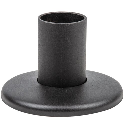 UFP-E11BN-095 BLACK Опора с крышкой для садово-парковых светильников, Высота 95мм, Материал металл, Цвет черный - фото 1